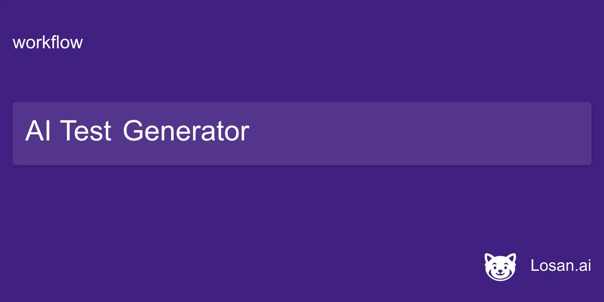 AI Test Generator